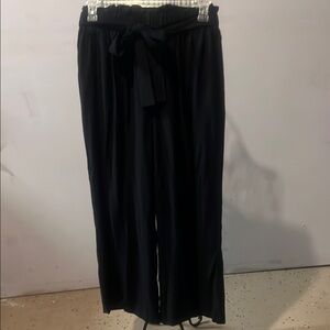 SHEIN Black Wide Leg Pants Flowing Design